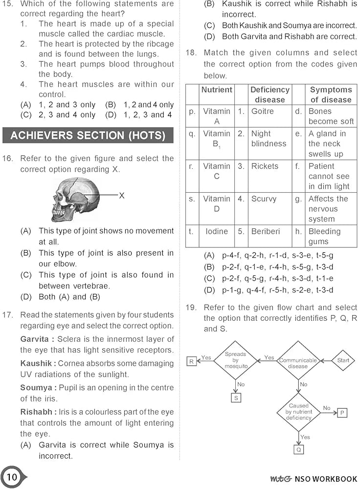 MTG National Science Olympiad (NSO) Workbook for Class 5 - Quick Recap, MCQs, Previous Years Solved Paper and Achievers Section - SOF Olympiad Preparation Books For 2024-2025 Exam