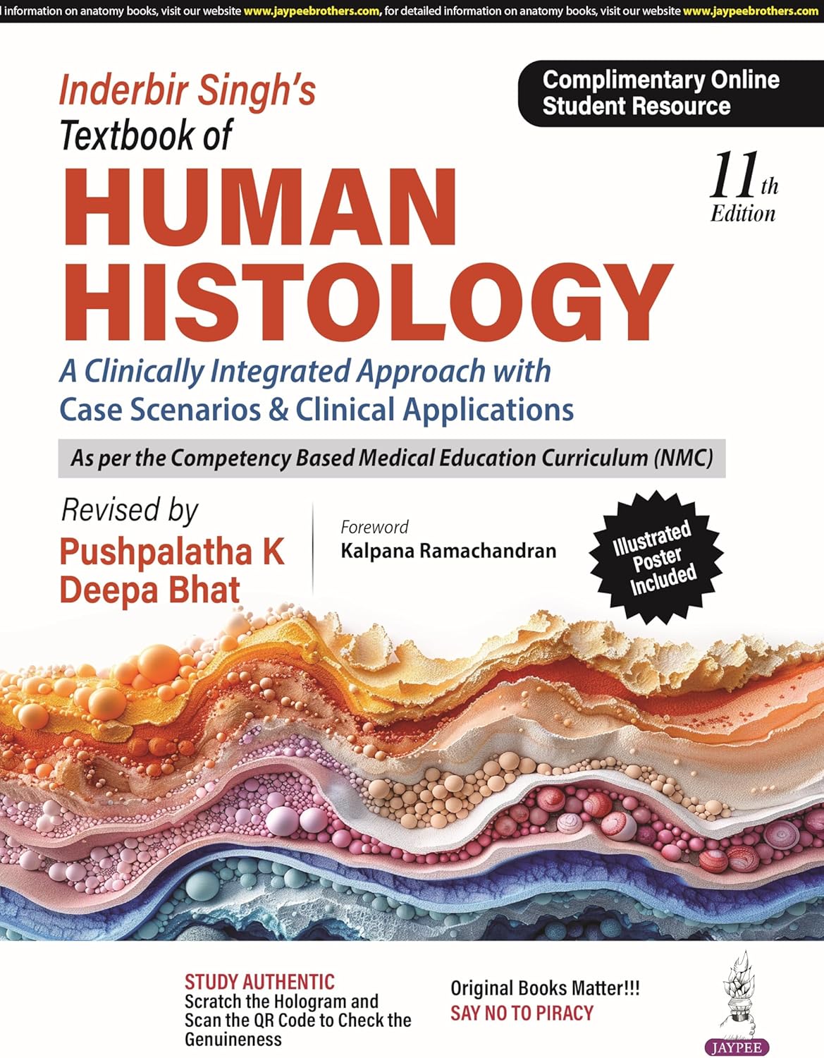 IB Singh's Textbook of Human Histology 11th edition
