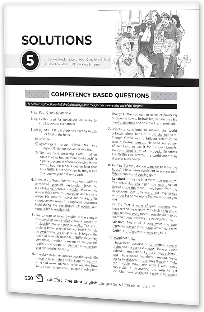 Educart CBSE Class 10 ENGLISH One Shot Question Bank 2024-25 (for 2025 exam)