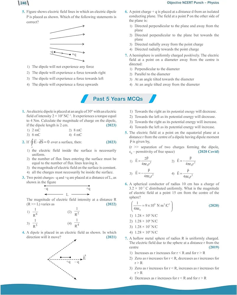 PW Objective NCERT Punch Physics For NEET 2025 by Dr. Manish Raj (MR Sir) l Updated with New Topics and Rationalised As per NMC NEET Syllabus with NEET 2024 Solved Paper