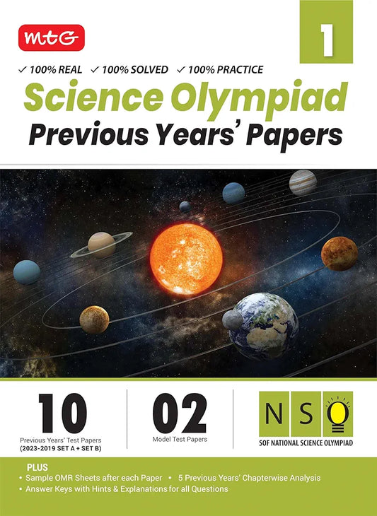 SCIENCE OLYMPIAD PREVIOUS YEARS PAPERS 1 2023-24