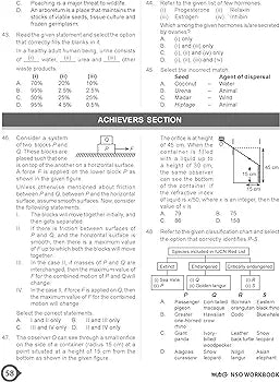 MTG National Science Olympiad (NSO) Workbook for Class 8 - Quick Recap, MCQs, Previous Years Solved Paper and Achievers Section - SOF Olympiad Preparation Books For 2024-2025 Exam