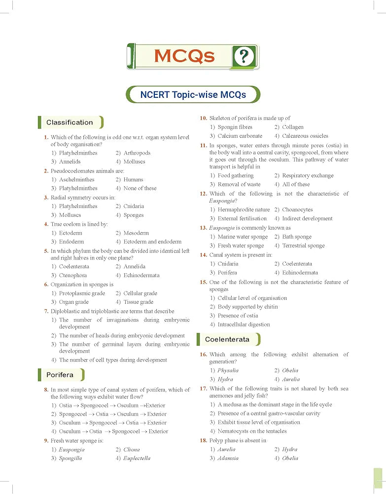 PW Objective NCERT Punch Biology for Competitive Exams (NEET and CUET) | Includes A&R and Statement Type Questions Edition 2023-2024