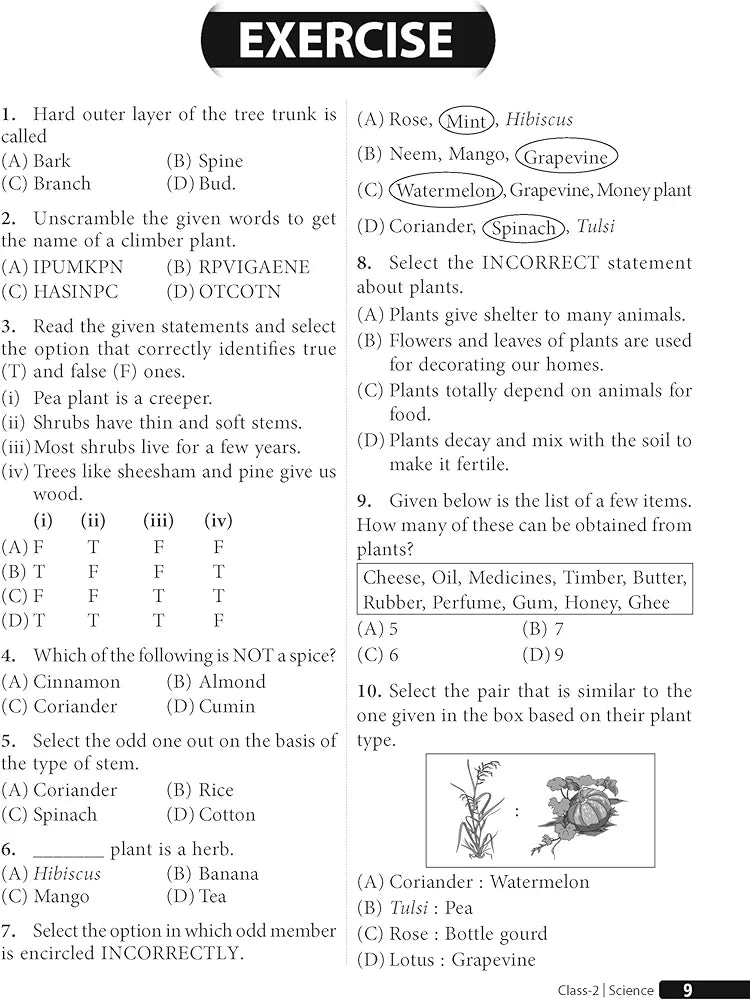 MTG Olympiad Prep-Guide Class 2 Science (NSO) - Detailed Theory, Self Test with NSO Chapterwise Previous Year Question Paper For SOF 2024-25 Exam