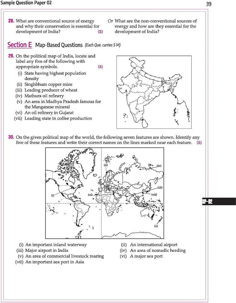Arihant i Succeed 15 Sample Question Papers for Papers Geography Class 12th | As per latest CBSE Sample Paper issued on 5 Sept. 2024 | 50% CBQs in each paper | Detailed Answers with Step Marking | Fully Solved Latest CBSE Sample Paper For Exam 2025