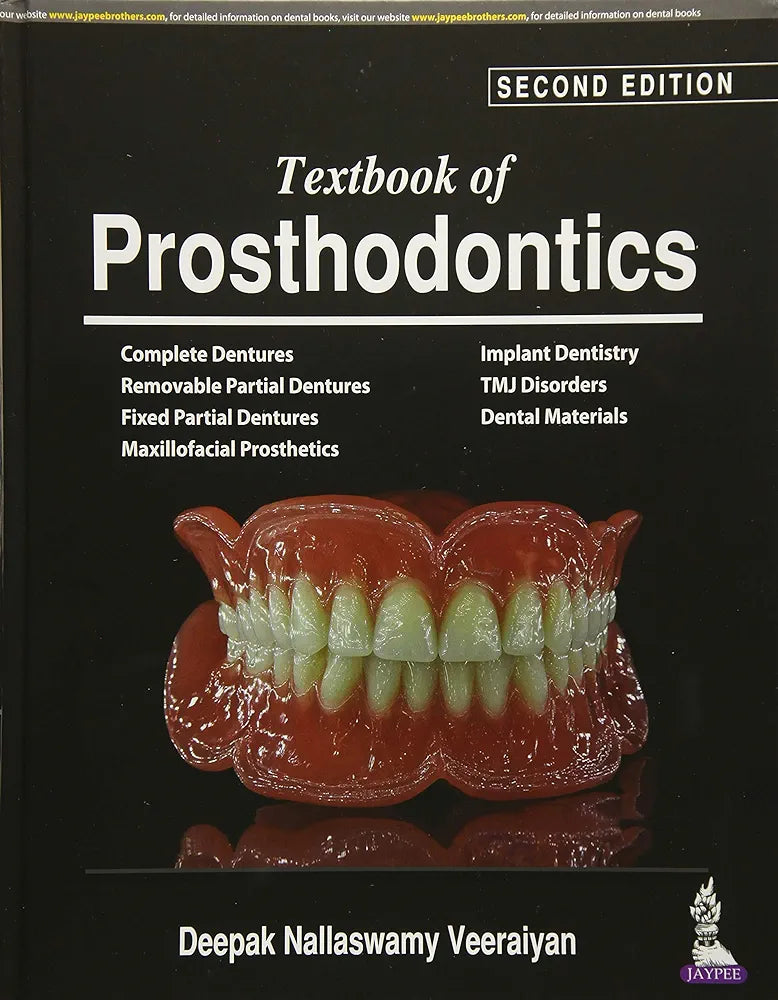 Textbook of Prosthodontics By Deepak Nallaswamy 2nd edition (hardcover)