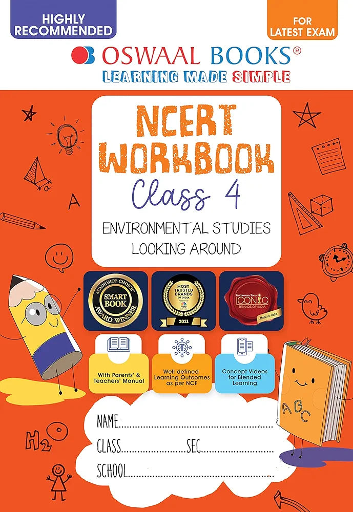 Oswaal NCERT Workbook Environmental Studies (Looking Around) Class 4 (For Latest Exam) Oswaal Editorial Board