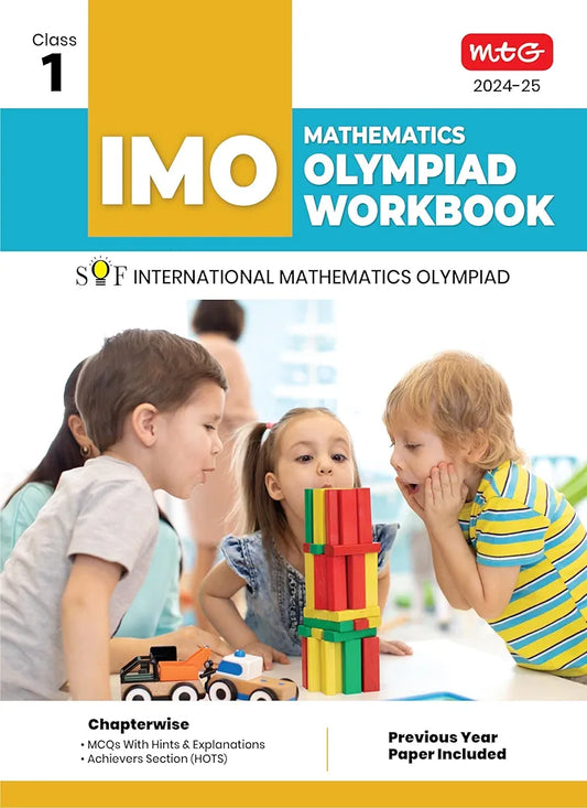MTG International Mathematics Olympiad (IMO) Workbook for Class 1 - MCQs, Previous Years Solved Paper and Achievers Section - SOF Olympiad Preparation Books For 2024-2025 Exam
28 March 2024 k