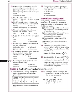 Arihant i Succeed 10 Sample Question Papers for Mathematics Class 9th | As per latest CBSE Sample Paper issued on 5 Sept. 2024 | 50% CBQs in each paper | Detailed Explanations with Step Marking | Fully Solved Latest CBSE Sample Paper For Exam 2025