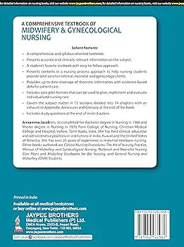 A Comprehensive Textbook of Midwifery & Gynecological Nursing by Annamma Jacob 6th Edition