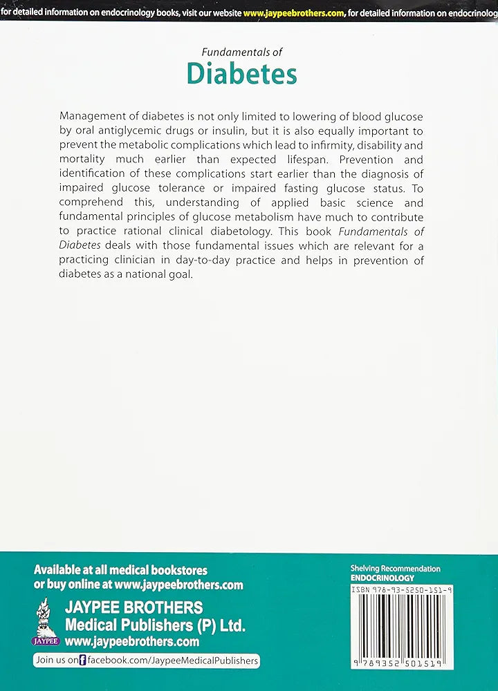 Fundamentals of Diabetes by Kamlakar Tripathi