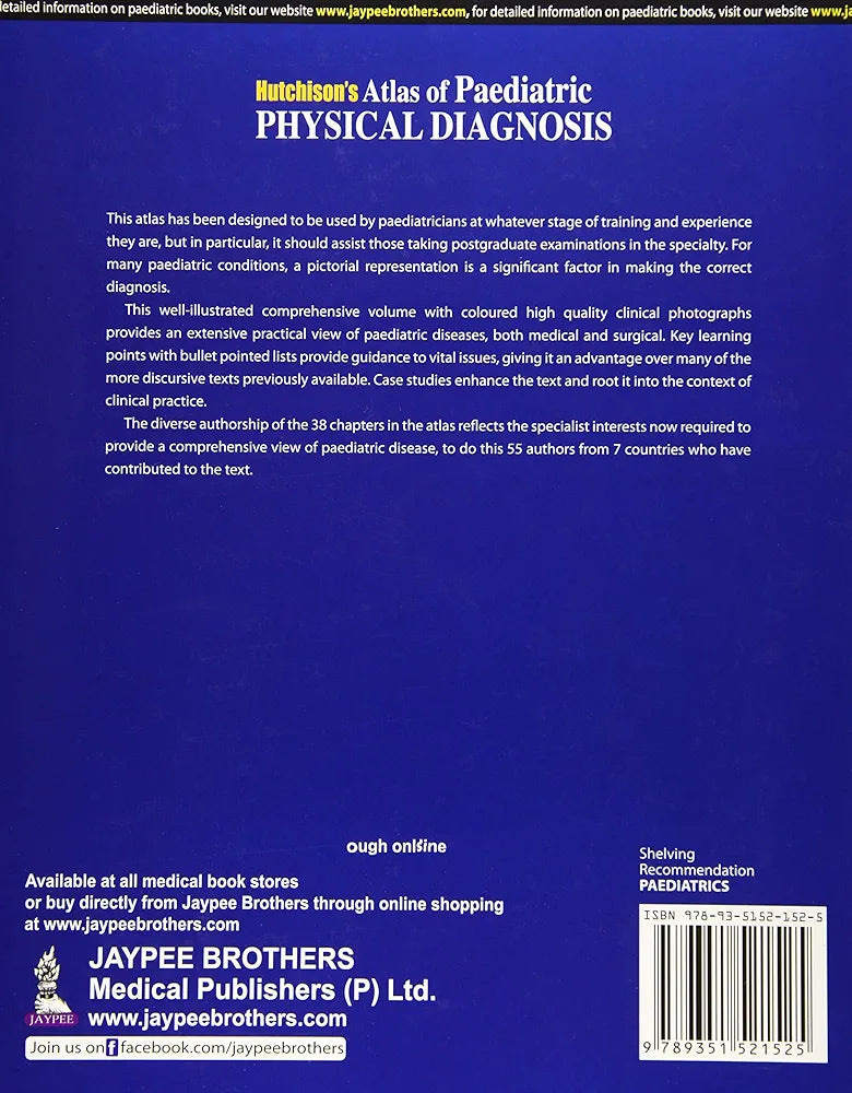 Hutchison'S Atlas Of Paediatric Physical Diagnosis by Krishna M Goel