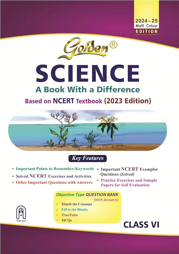 GOLDEN SCIENCE NCERT TEXTBOOK(2024-25