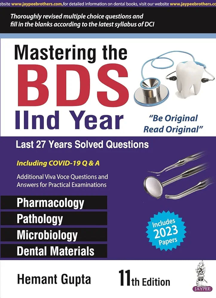 Mastering the BDS IInd Year by Hemant Gupta 11th