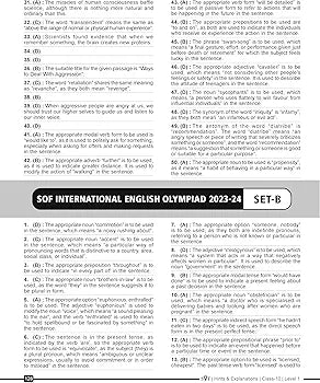 MTG IEO Class-10 Olympiad 10 Previous Years Papers (2023-2019 Set A & B) English with Mock Test Papers - Sample OMR Sheet with Chapterwise Analysis | SOF Olympiad Books For 2024-25 Exam
