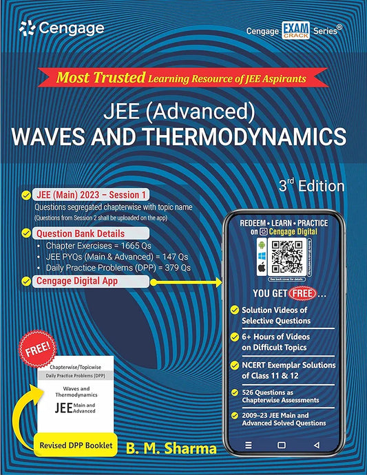 JEE (Advanced) Waves and Thermodynamics with Free Online Assessments and Digital Content 2023