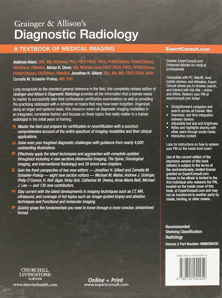 Grainger & Allison's Diagnostic Radiology: (2-Volume Set) By Andreas Adam .Adrian K.Dixon