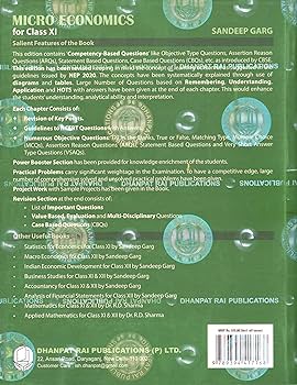 INTRODUCTORY MICRO ECONOMICS FOR CLASS 11 BY SANDEEP GARG (2024-25)