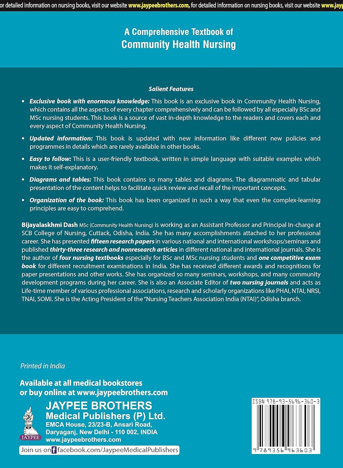 A Comprehensive Textbook of Community Health Nursing by Bijayalaskhmi Dash 2nd edition