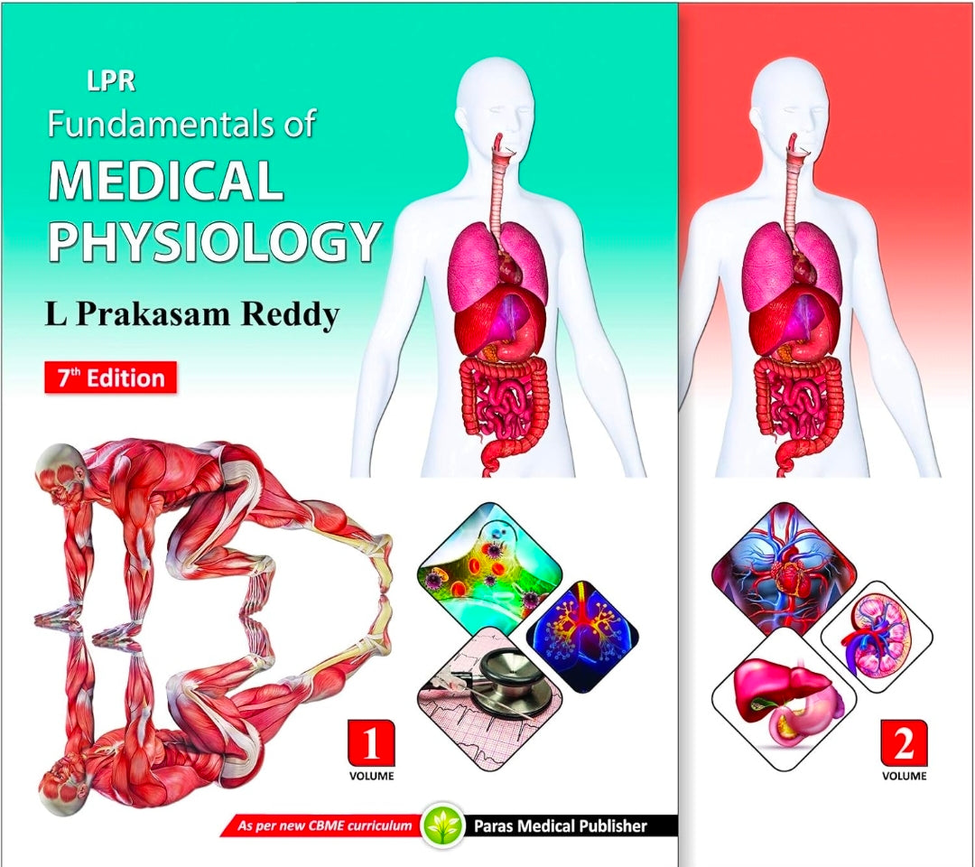 Fundamentals of Medical Physiology (7th Ed. 2021) (2 Vols Set) by L Prakasam Reddy