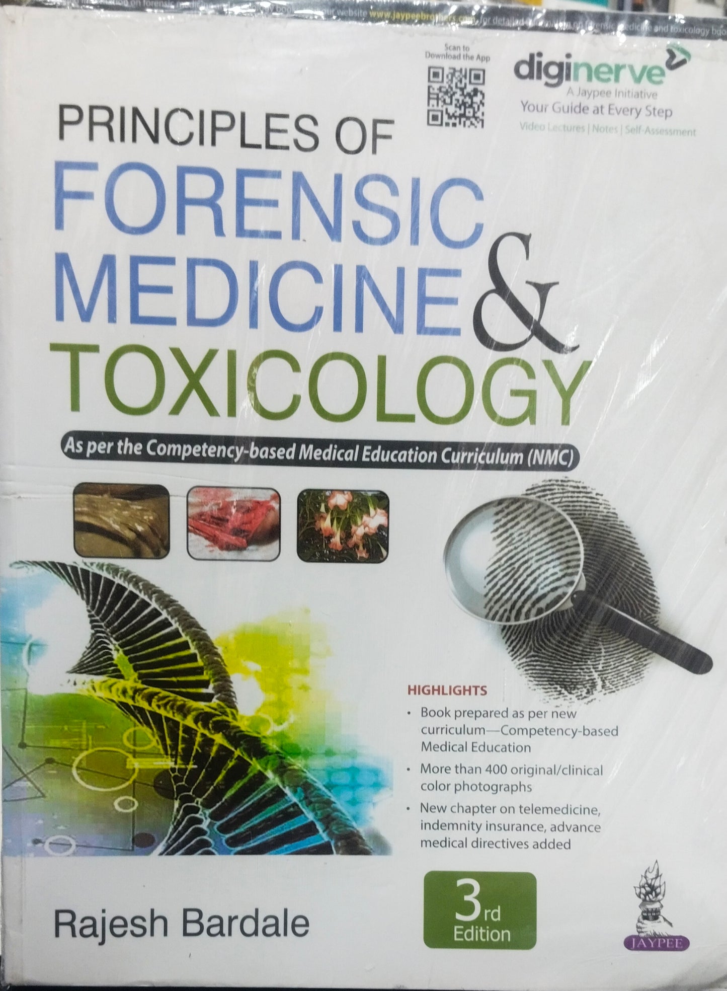 Principles of Forensic Medicine and Toxicology by Rajesh Bardale 3rd edition