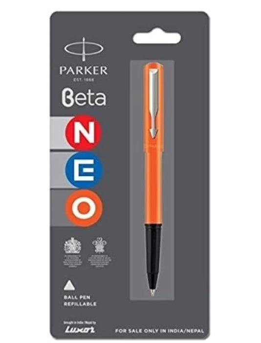 Parker Beta Neo CT | Ball Pen | Body Color - Orange | Ink Color - Blue
