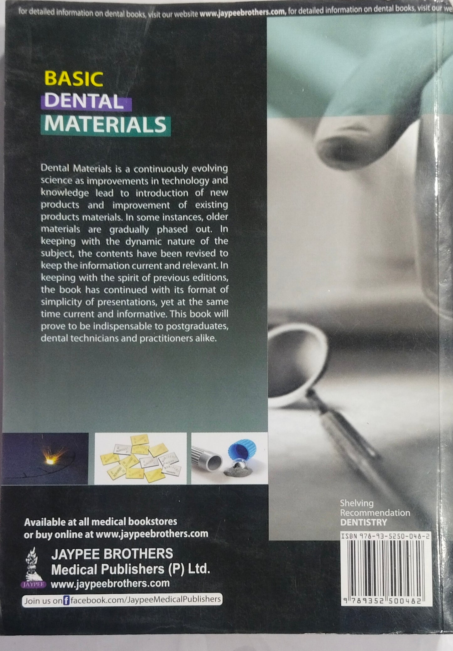 Basic Dental Materials by John J Manappallil 4th edition