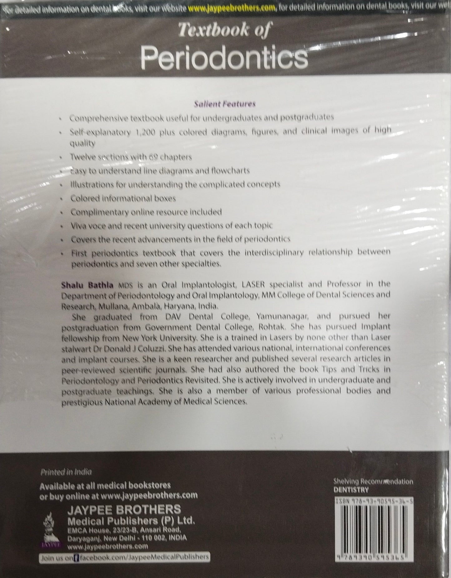 Textbook of Periodontics by Shalu Bathla 2nd edition