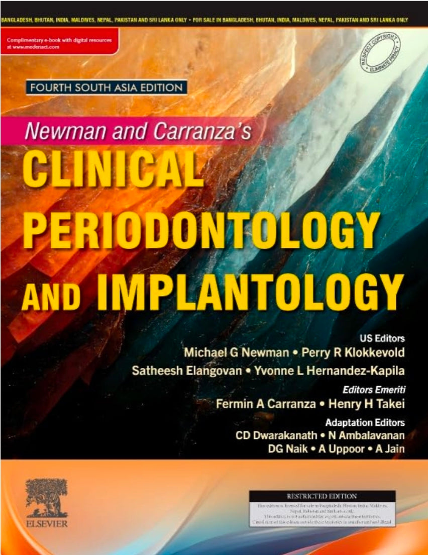 Newman and Carranza’s Clinical Periodontology South Asia Edition 4/e 2024 by Dwarakanath