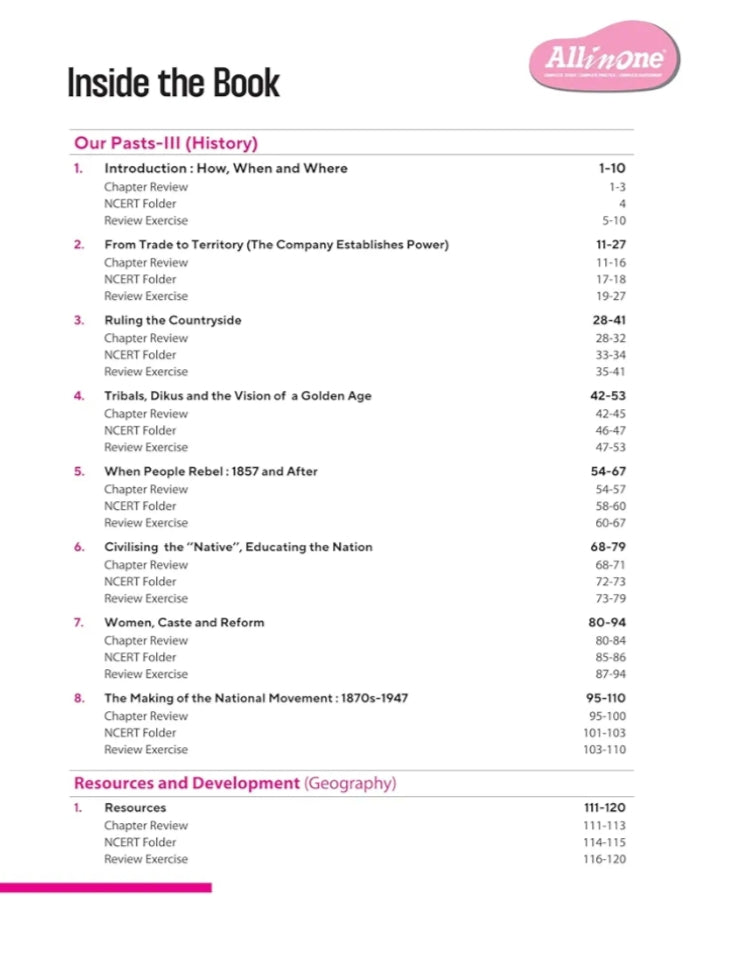 Arihant All in One Social Science for Class 8 | 2025-26 As per Recommendations of NEP 2020 I Based on the latest NCERT | Mind Map in Each Chapter and Competency-Based Questions I Complete Study, Complete Practice, Complete Assessment
