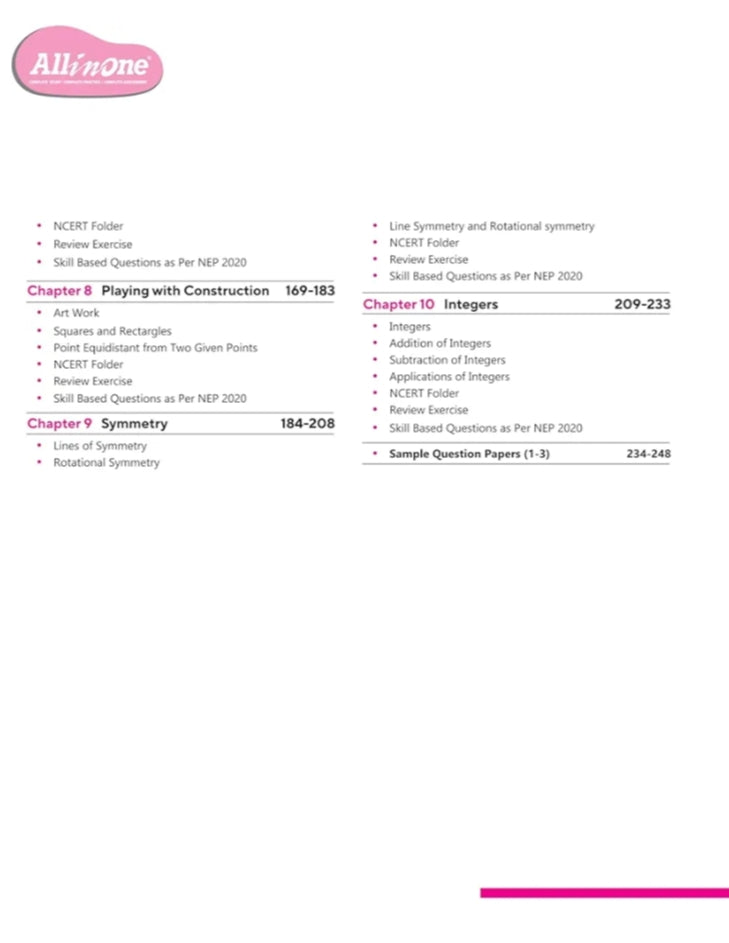 Arihant All in One Mathematics for Class 6 | As per Recommendations of NEP 2020 | Based on the latest NCERT Ganita Prakash | Competency-Based Questions for Class 6 | Complete Study, Complete Practice, Complete Assessment 2025-26