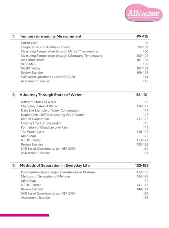 Arihant All in One Science for Class 6 | 2025-26 As per Recommendations of NEP 2020 | Based on the latest NCERT Curiosity | Mind Map in Each Chapter and Competency-Based Questions | Complete Study, Complete Practice, Complete Assessment