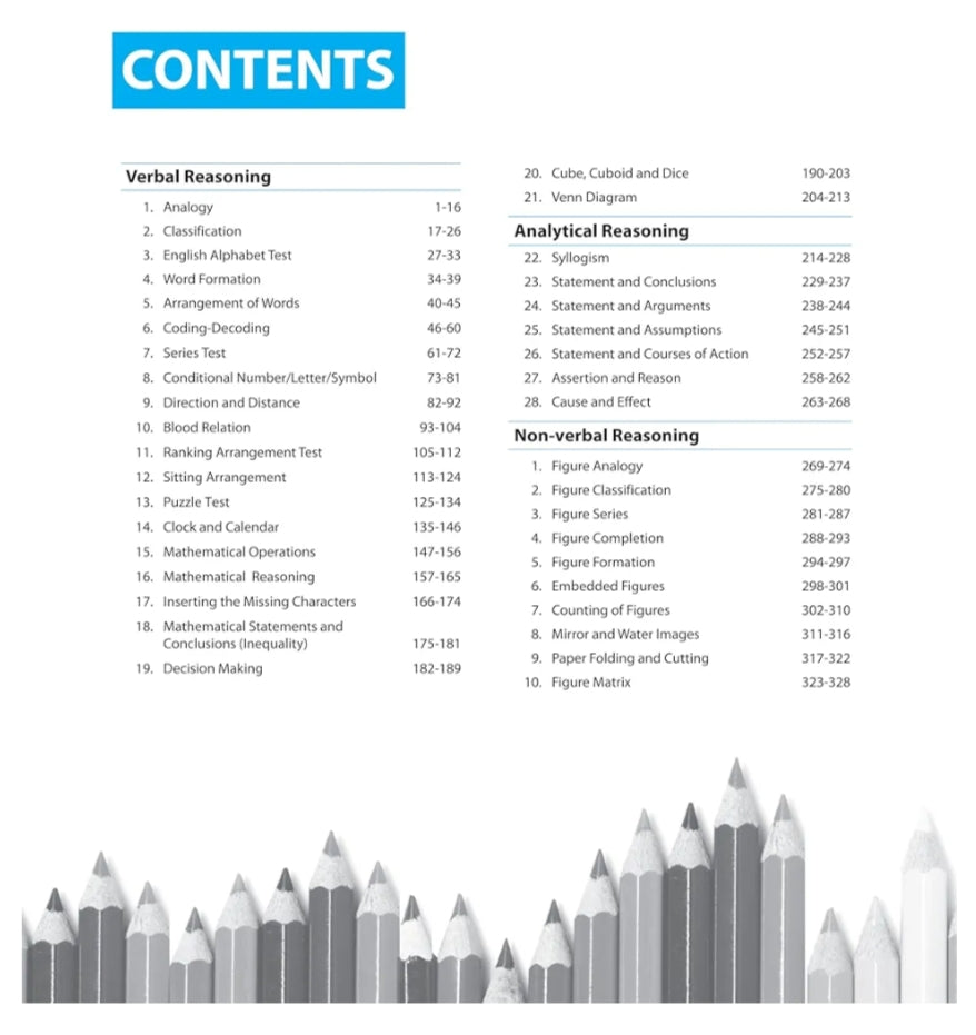 Arihant General Intelligence & Reasoning Test (Verbal & Non Verbal Reasoning) for all One Day Exams | Revised Edition 2025 | Highly useful for SSC, Railway, CUET, and other exams