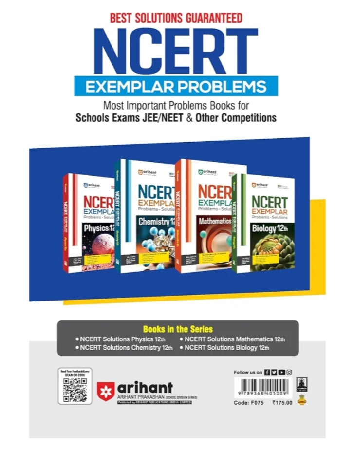 Arihant NCERT Solutions for Class 12th Biology with Chapterwise Study Notes | including Selected Questions of DIKSHA App | Fully updated as per latest NCERT Textbook