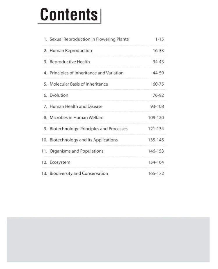 Arihant NCERT Solutions for Class 12th Biology with Chapterwise Study Notes | including Selected Questions of DIKSHA App | Fully updated as per latest NCERT Textbook