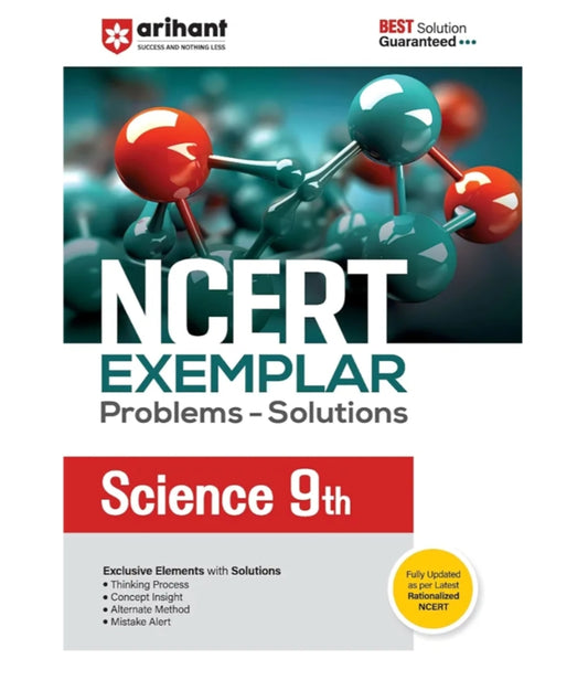 Arihant NCERT Exemplar Problems-Solutions for Science 9th | Fully updated as per the latest rationalized NCERT