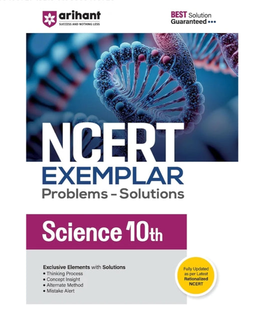Arihant NCERT Exemplar Problems-Solutions for Science 10th | Fully updated as per the latest rationalized NCERT