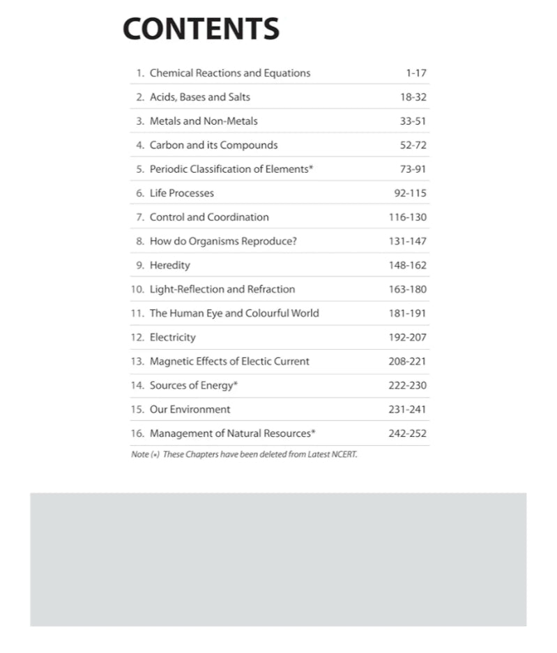 Arihant NCERT Exemplar Problems-Solutions for Science 10th | Fully updated as per the latest rationalized NCERT