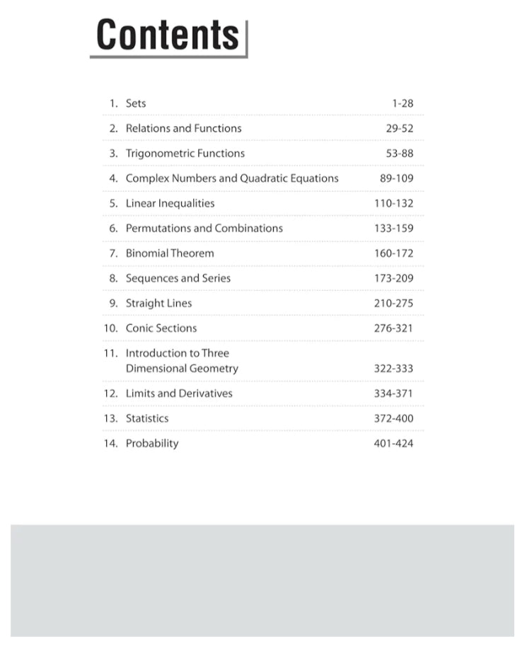Atihant NCERT Solutions for Class 11th Mathematics with Chapterwise Study Notes | including Selected Questions of DIKSHA App | Fully updated as per latest NCERT Textbook