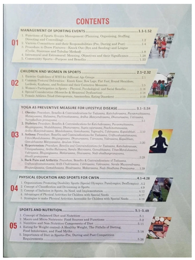 Health and Physical Education for Class XII by V.K.Sharma, CBSE/NCERT Textbook new edition 2025-2026 examination