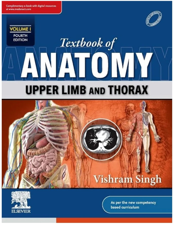 Textbook of Anatomy: Upper Limb and Thorax, Vol I, 4e