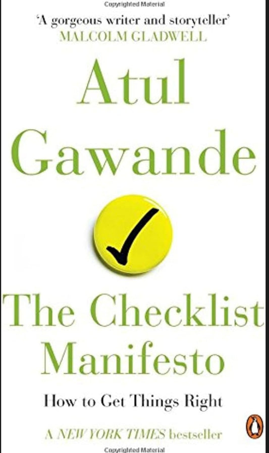 The Checklist Manifesto