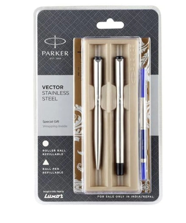 Parker vector stainless Steel pen