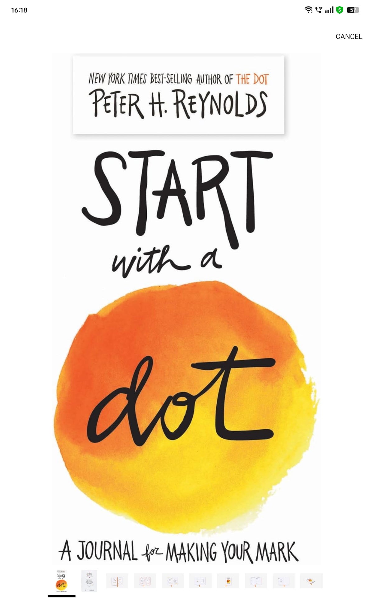 Start with a Dot (Guided Journal): A Journal for Making Your Mark