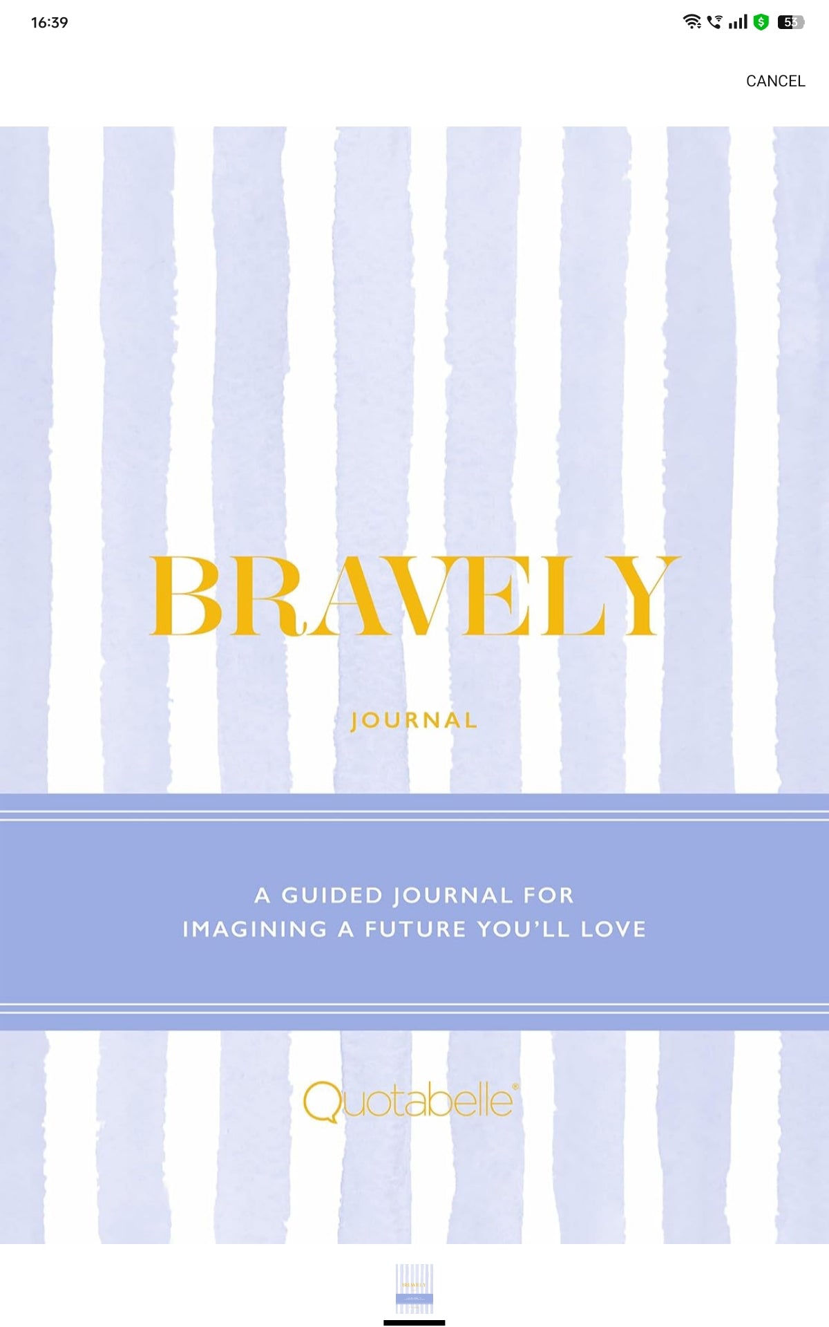 Bravely Journal: A Guided Journal for Imagining a Future You'll Love