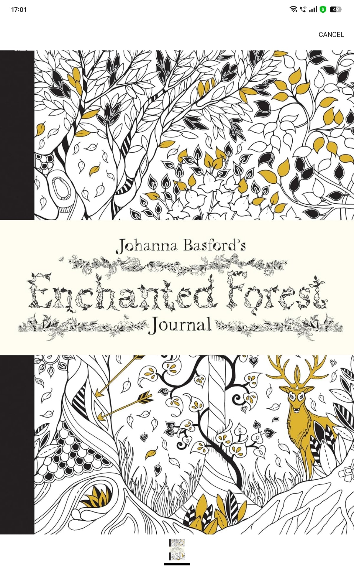 Johanna Basford's Enchanted Forest Journal