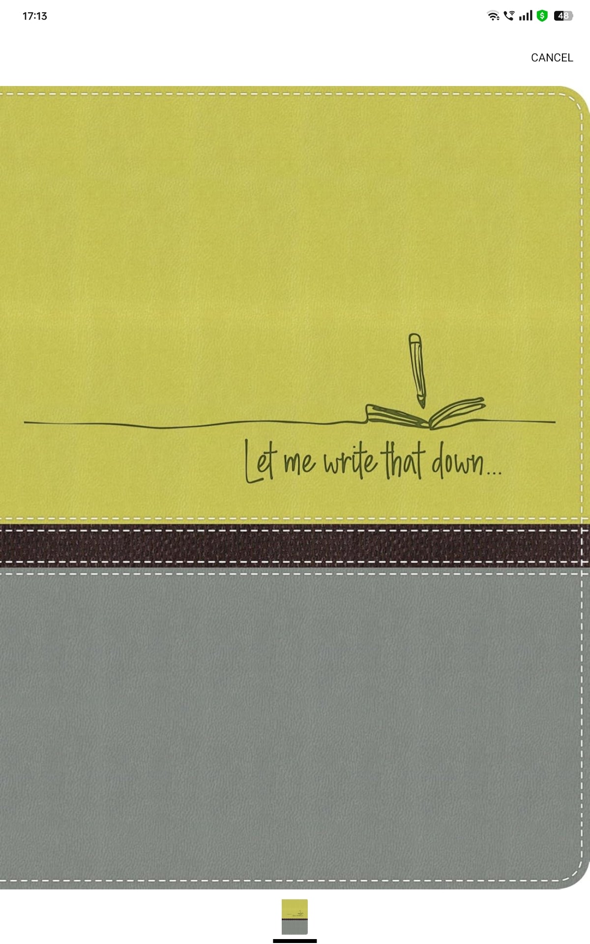 Let Me Write That Down