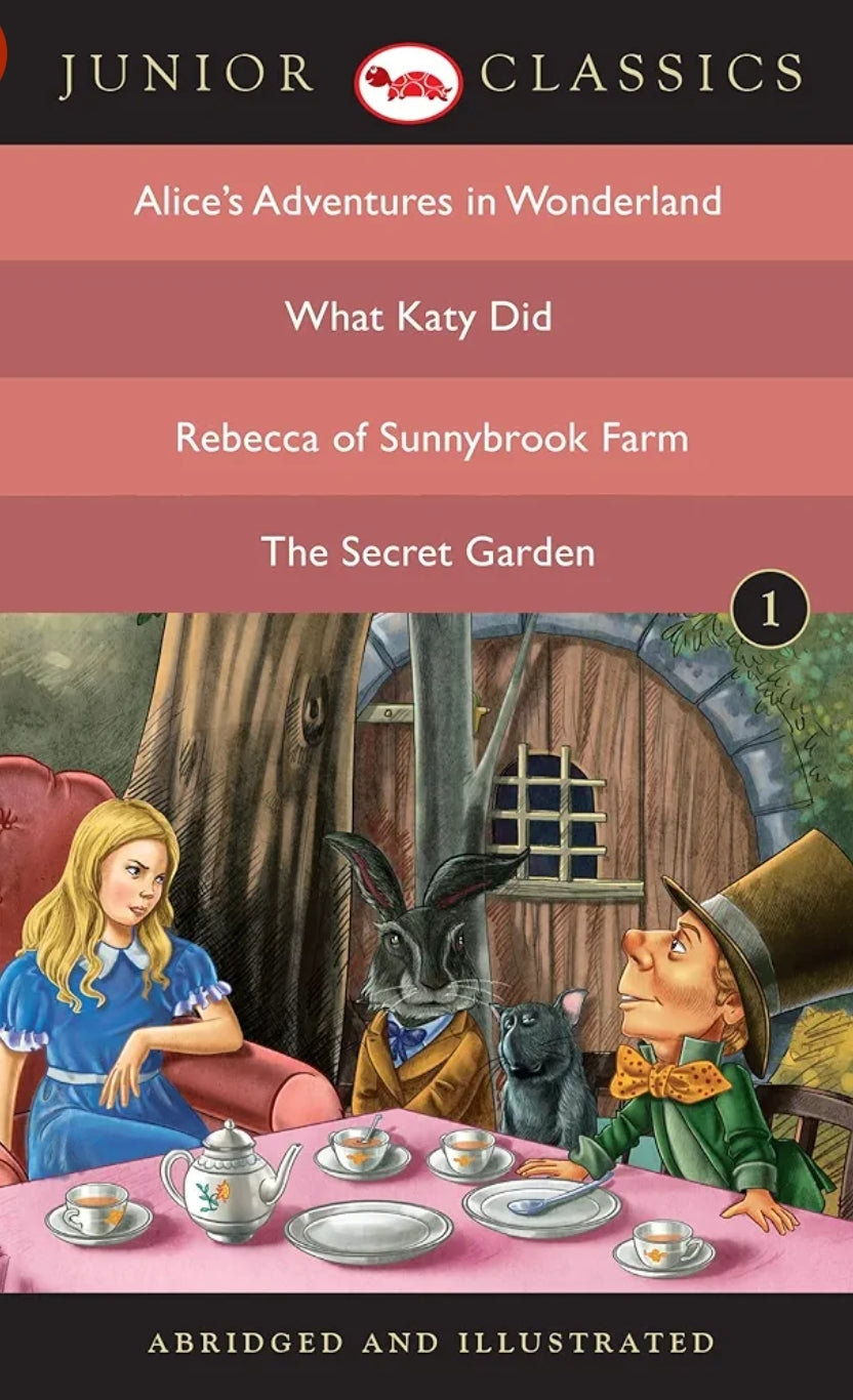 Junior Classic - Book 1 (Alice Adventure in Wonderland, What Katy Did, Rebecca of Sunnybrook Farm, The Secret Garden)