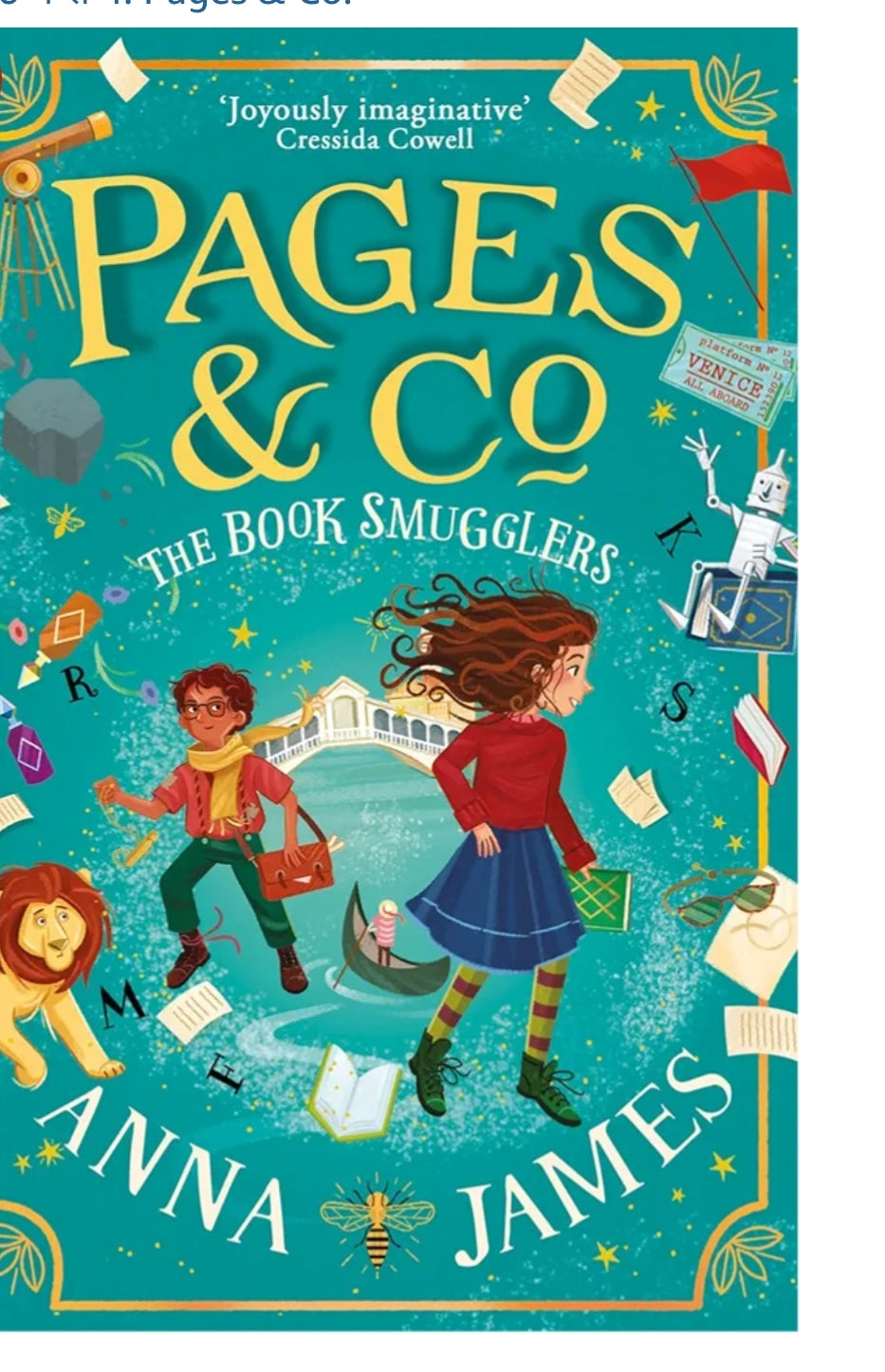 Anna James
Pages & Co. —: The Book Smugglers