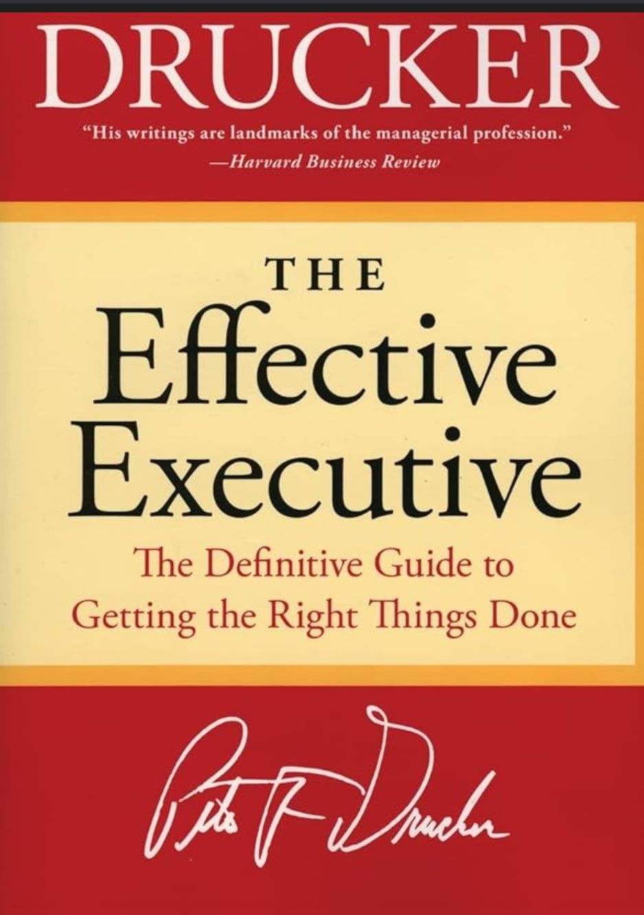 The effective executive